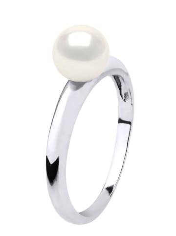 Mitzuko Weißgold-Ring mit Perle