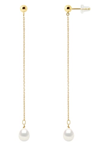 Mitzuko Gold-Ohrhänger mit Perlen
