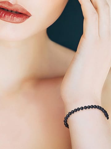 Mitzuko Srebrna bransoletka z perłami