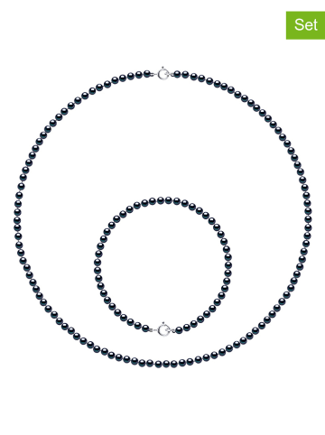 Mitzuko 2-częściowy zestaw biżuterii z perłami