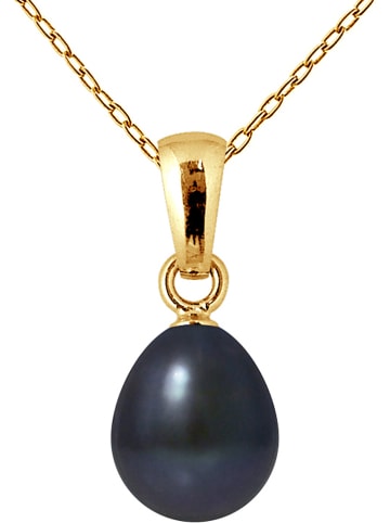 Mitzuko Gecoate ketting "Bélière" met zoetwaterkweekparel tahiti - (L)42 cm