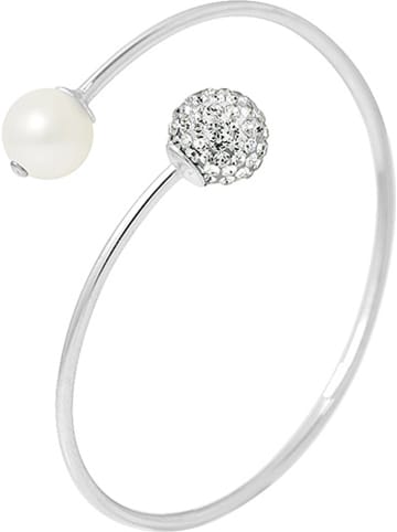 Mitzuko Silber-Armspange mit Perle