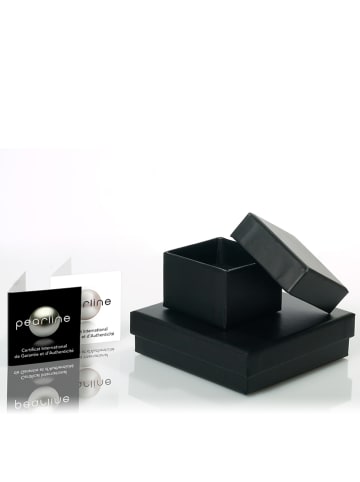 Mitzuko Zilveren ring met zoetwaterkweekparel wit