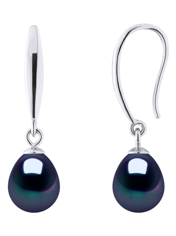 Mitzuko Zilveren oorhangers met parels