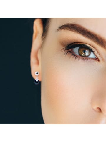 Pearl Addict Silber-Ohrstecker mit Perlen