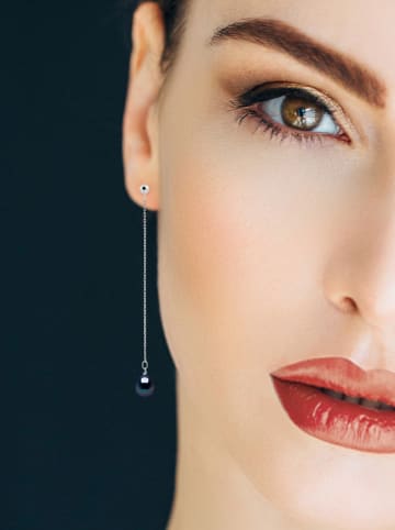 Mitzuko Zilveren oorstekers met parels