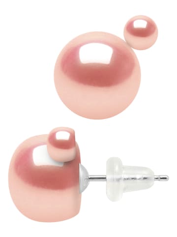 Mitzuko Perlen-Ohrstecker in Rosa