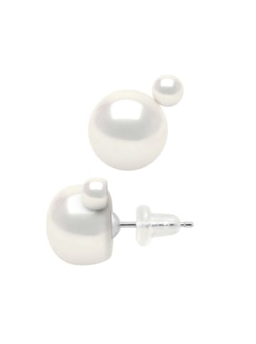 Mitzuko Perlen-Ohrstecker in Weiß