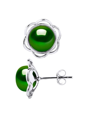 Mitzuko Srebrne kolczyki-wkrętki z perłami