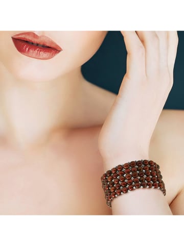 Mitzuko Perlen-Armband in Braun