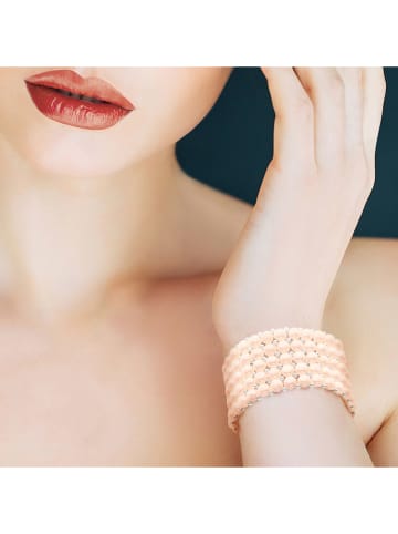 Mitzuko Bransoletka perłowa w kolorze jasnoróżowym