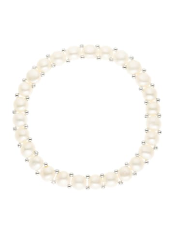 Mitzuko Perlen-Armband in Weiß