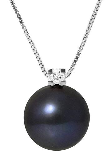 Mitzuko Zilveren ketting met parel - (L)42 cm