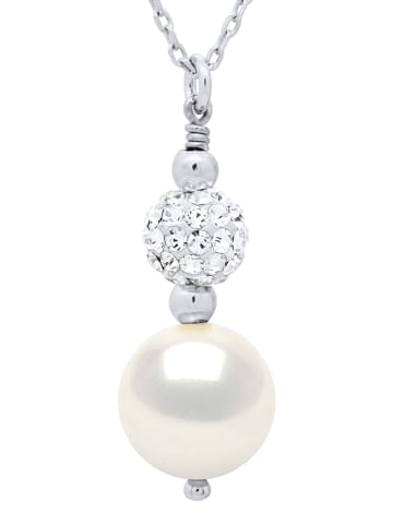 Mitzuko Silber-Halskette mit Anhänger - (L)42 cm