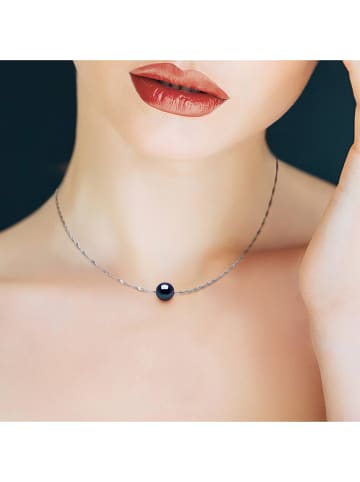 Mitzuko Silber-Halskette mit Perle - (L)42 cm