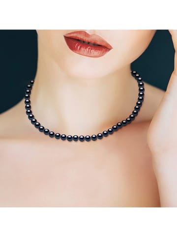 Mitzuko Parelketting tahitikleurig - (L)42 cm