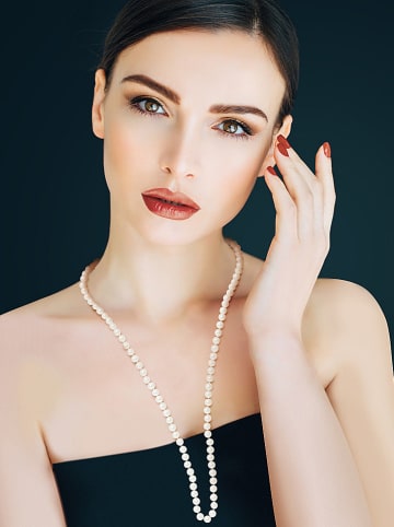 Mitzuko Naszyjnik z pereł w kolorze białym