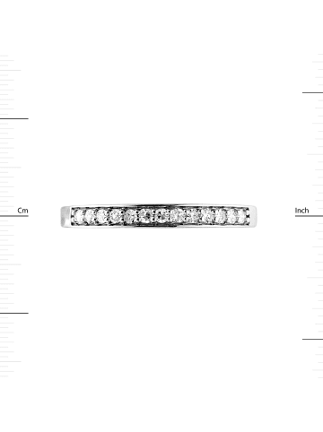 DYAMANT Weißgold-Ring mit Diamanten