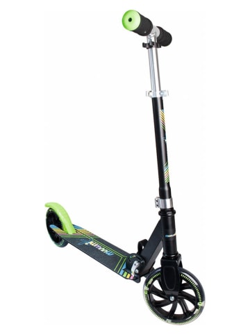 muuwmi Scooter "Neon 180" mit Leuchtrollen in Schwarz - ab 3 Jahren