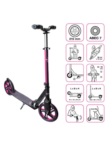 muuwmi Scooter "Aluminium Pro 215" in Pink - ab 5 Jahren