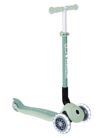 GLOBBER Step "Primo Foldable Lights Eco" met led-wielen groen - vanaf 3 jaar