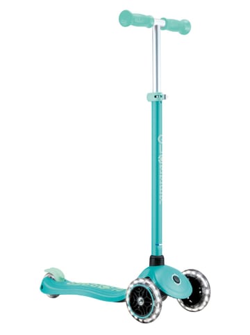 GLOBBER Step "Primo Plus Glow Lights" met led-wielen turquoise - vanaf 3 jaar