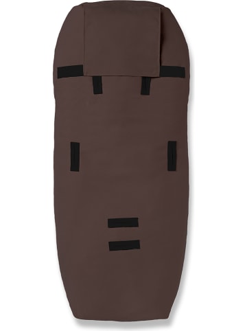 Hofbrucker Lammfell-Fußsack "Alaska" in Braun - (L)95 x (B)34 cm