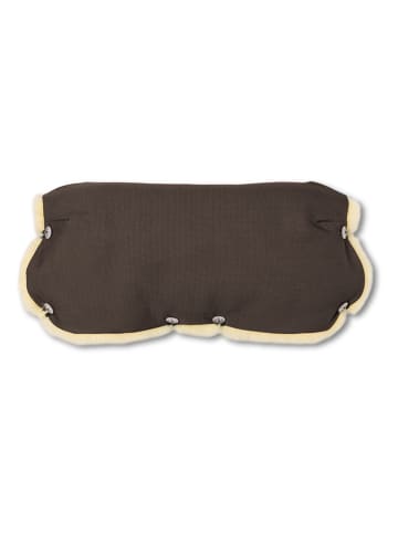 Hofbrucker Kinderwagen-Muff in Braun - (L)55 x (B)24 cm