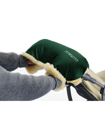 Hofbrucker Kinderwagen-Muff in Dunkelgrün - (L)55 x (B)24 cm