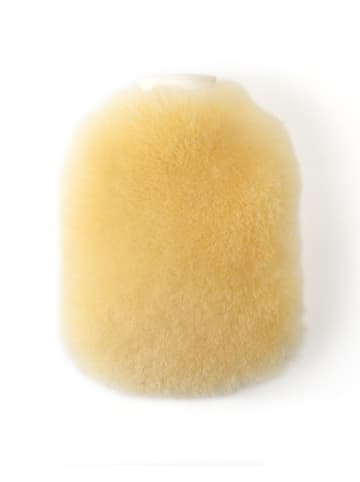 Hofbrucker Lammfell-Wärmflasche in Natur - (L)28 x (B)20 cm