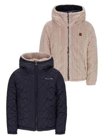 Like Flo Wende-Winterjacke in Dunkelblau/ Beige