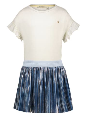 Like Flo Kleid "Maud" in Creme/ Blau
