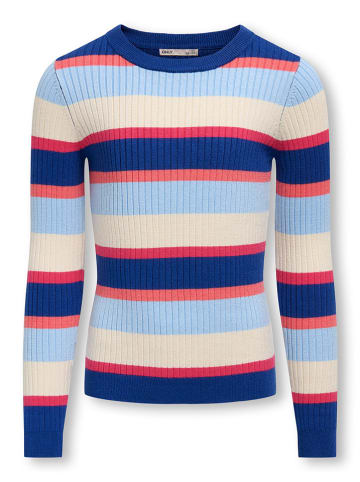 KIDS ONLY Sweter "Karol" w kolorze granatowo-błękitnym