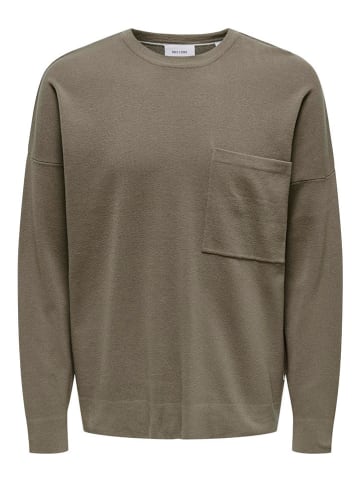 ONLY & SONS Pullover "Lamai" in Taupe