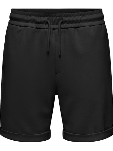 ONLY & SONS Sweatshorts "Kodyl" in Schwarz