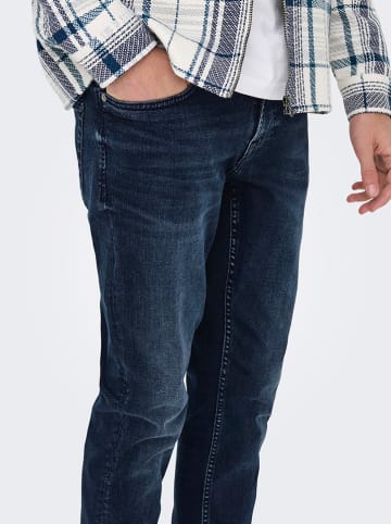 ONLY & SONS Jeans "Loom" - Slim fit - in Dunkeblau