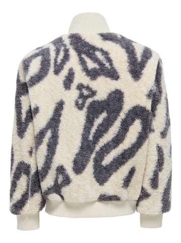 ONLY & SONS Fleecejacke "Ray" in Weiß/ Blau