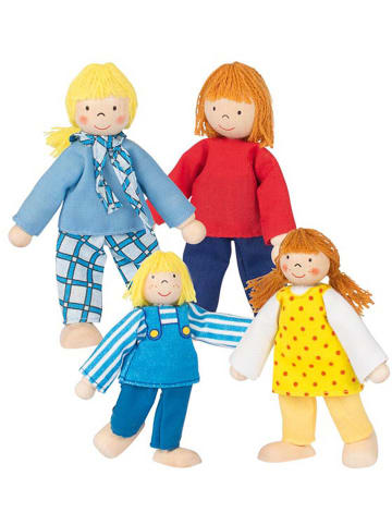Goki 4tlg. Biegepuppen-Set "Junge Familie" - ab 3 Jahren
