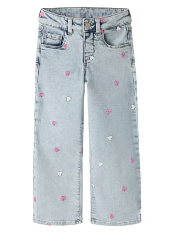 name it Dżinsy "Rose" - Comfort fit - w kolorze błękitnym