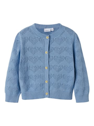 name it Cardigan in Hellblau