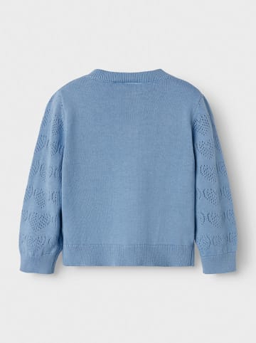name it Cardigan in Hellblau