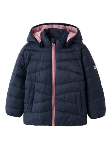 name it Kurtka pikowana w kolorze granatowym