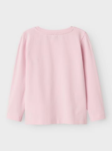 name it Longsleeve "Linea" lichtroze/Rot
