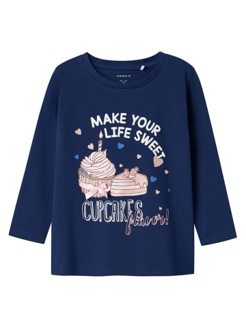 name it Longsleeve in Dunkelblau