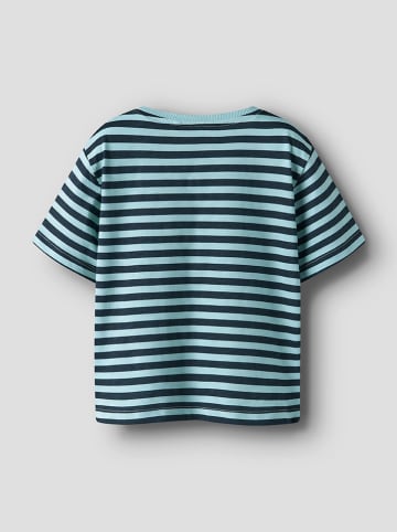 name it Shirt "Jivan" in Hellblau/ Schwarz