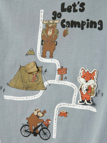 name it Longsleeve "Olen" lichtblauw