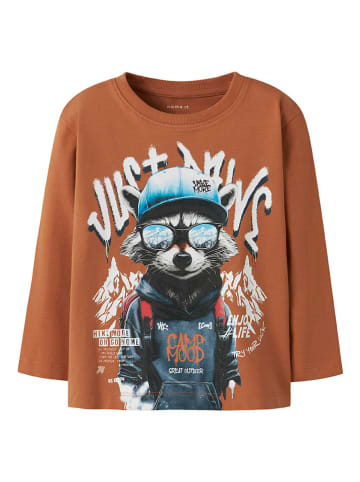 name it Longsleeve "Olly" lichtbruin
