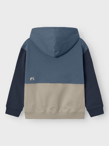 name it Hoodie "Rlyant" blauw/beige