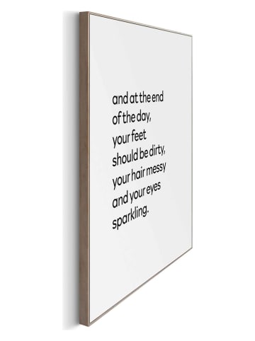 Orangewallz Druk artystyczny "Sparkling Eyes" w ramce