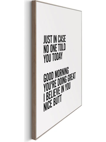 Orangewallz Ingelijste kunstdruk "Just In Case" - (B)40 x (H)50 cm